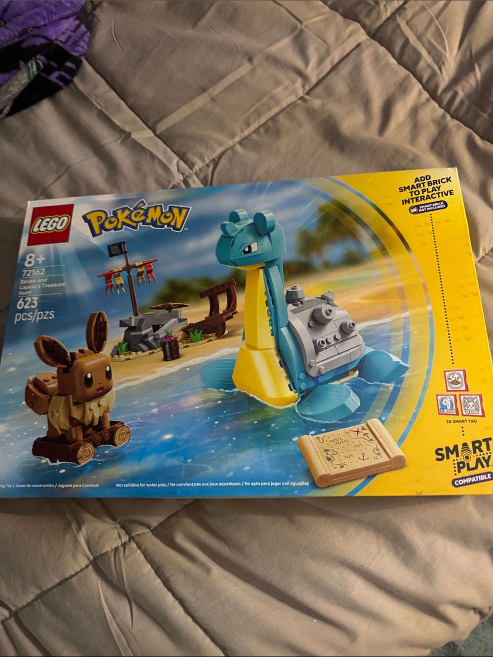 Lego Pokémon Lapras and Eevee Set - Blue, Yellow, Brown